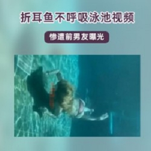 斗鱼女主播的泳池视频中的折耳鱼不呼吸