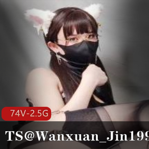 经济拮据新人TS-@Wanxuan_Jin1999合集，74V2.5G视频资源，超薄线袜高跟鞋尺度伪街展示